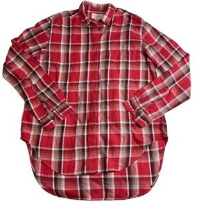Ralph Lauren Denim Supply red plaid top